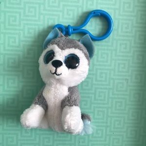 Wolf beanie boo clip